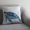 Dunelm Turtle Watercolour Cushion