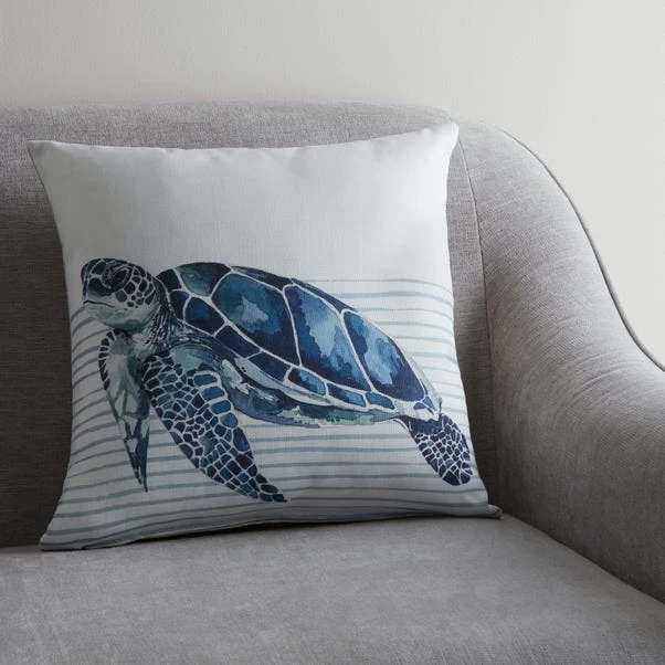 Dunelm Turtle Watercolour Cushion 1 Dunelm Turtle Watercolour Cushion