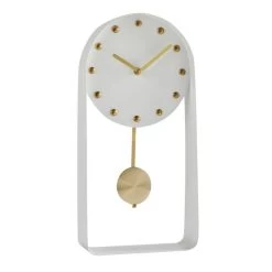 Dunelm Metal Pendulum Clock 7 Dunelm Metal Pendulum Clock -Decorative Discount Store 30739761 alt03