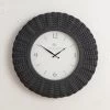 Dunelm Churchgate Wicker Silent Clock