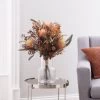 Dunelm Florals Forever Autumn Protea And Gypsophila Bouquet