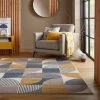 Dunelm Retro Geo Rug