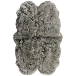 Dunelm Copenhagen Quad Faux Fur Rug -Decorative Discount Store 30746196 alt01