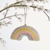 Dunelm Beaded Hanging Rainbow Decoration