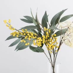 Dunelm Mimosa And Foliage Letterbox Bouquet -Decorative Discount Store 30748827 alt01