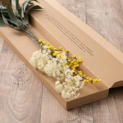 Dunelm Mimosa And Foliage Letterbox Bouquet -Decorative Discount Store 30748827 alt03