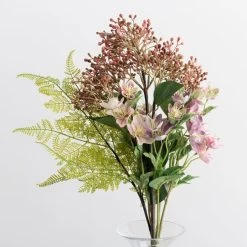 Dunelm Hellebore And Fern Letterbox Bouquet -Decorative Discount Store 30748832 alt01