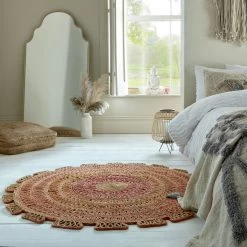 Dunelm Elora Jute Circle Rug