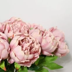 Dunelm Pink Peony Stem 6 Dunelm Pink Peony Stem -Decorative Discount Store 30749055 alt01