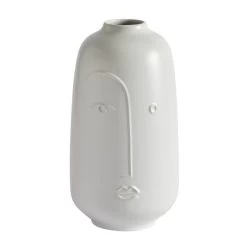 Dunelm Curves Face Vase Cream 27cm 5 Dunelm Curves Face Vase Cream 27cm -Decorative Discount Store 30749220 alt02