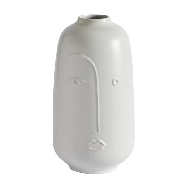 Dunelm Curves Face Vase Cream 27cm 3 Dunelm Curves Face Vase Cream 27cm - Image 3