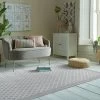 Dunelm Purity Trellis Flatweave Rug