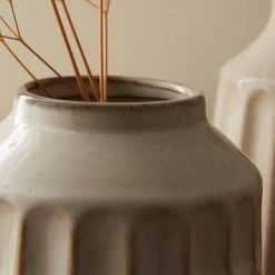 Dunelm Concave Vase Cream 12cm 5 Dunelm Concave Vase Cream 12cm -Decorative Discount Store 30749617 alt01