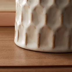 Dunelm Concave Vase Cream 12cm 6 Dunelm Concave Vase Cream 12cm -Decorative Discount Store 30749617 alt02