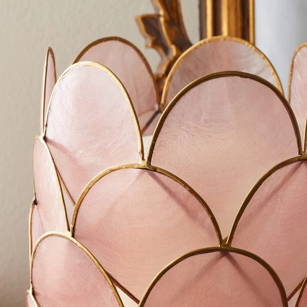 Dunelm Capiz Pink Hurricane 20cm 3 Dunelm Capiz Pink Hurricane 20cm - Image 3