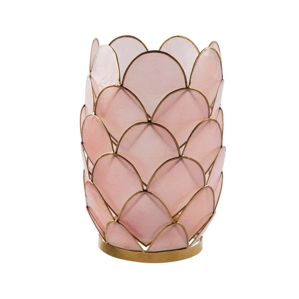 Dunelm Capiz Pink Hurricane 20cm 4 Dunelm Capiz Pink Hurricane 20cm - Image 4