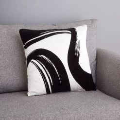 Dunelm Abstract Brush Stroke Cushion