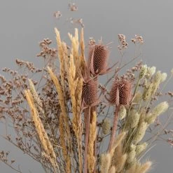 Dunelm Dried 55cm Natural Bouquet Mixed With Thistle -Decorative Discount Store 30751173 alt02
