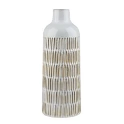 Dunelm Concave Cream Vase 40cm -Decorative Discount Store 30751228 alt03
