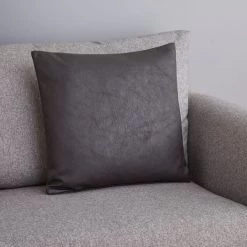 Dunelm Faux Leather Cushion