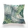 Dunelm Palm Leaf Tapestry Teal Cushion