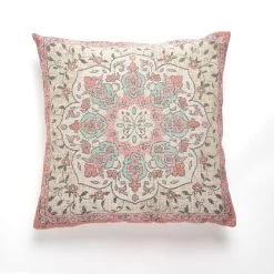 Dunelm Tapestry Oriental Pink Cushion