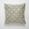 Dunelm Textured Geometric Sage Cushion