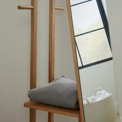 Dunelm Storage Mirror, Oak 160x40cm -Decorative Discount Store 30752105 alt01