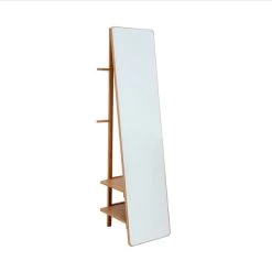 Dunelm Storage Mirror, Oak 160x40cm -Decorative Discount Store 30752105 alt02