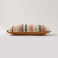 Dunelm Alvaro Orange Cotton Stripe Cushion 8 Dunelm Alvaro Orange Cotton Stripe Cushion -Decorative Discount Store 30752176 alt04