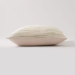 Dunelm Ava Stripe Sage Cushion -Decorative Discount Store 30752178 alt03
