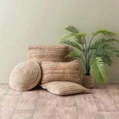 Dunelm Jute Circular Cushion -Decorative Discount Store 30752201 alt07