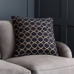 Dunelm Chenille Ogee Cushion