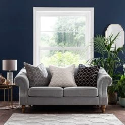 Dunelm Chenille Ogee Cushion 11 Dunelm Chenille Ogee Cushion -Decorative Discount Store 30752225 alt06