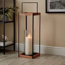 Dunelm Fulton Lantern 60cm -Decorative Discount Store 30752227 alt01