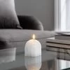 Dunelm Rainbow Curve LED Candle White