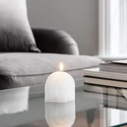 Dunelm Rainbow Curve LED Candle White -Decorative Discount Store 30752270 alt01