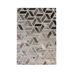 Dunelm River Geometric Rug
