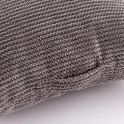 Dunelm Jenson Charcoal Square Floor Cushion 7 Dunelm Jenson Charcoal Square Floor Cushion -Decorative Discount Store 30752388 alt03