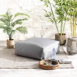 Dunelm Outdoor Grey Square Floor Cushion