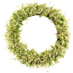 Dunelm Gypsophila Cream Wreath 35cm -Decorative Discount Store 30752422 alt04