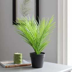 Dunelm Artificial Parlour Plant In Black Pot 30cm -Decorative Discount Store 30752433 alt02