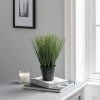Dunelm Artificial Grass In Black Pot 30cm