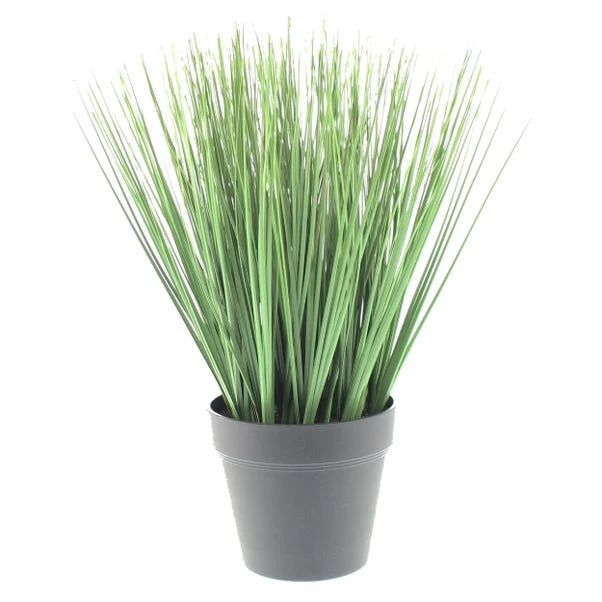 Dunelm Artificial Grass In Black Pot 30cm 4 Dunelm Artificial Grass In Black Pot 30cm - Image 4