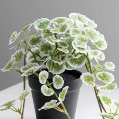 Dunelm Artificial Trailing Geranium In Pot -Decorative Discount Store 30752444 alt01