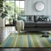 Dunelm Block Stripes Wool Rug