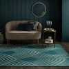 Dunelm Geo Metallic Rug