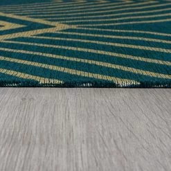 Dunelm Geo Metallic Rug -Decorative Discount Store 30752789 alt03