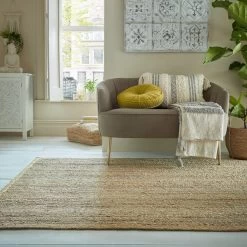 Dunelm Caleb Jute Border Rug