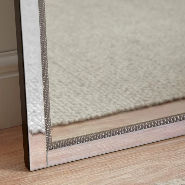 Dunelm Diamante Full Length Mirror, 165x40cm 2 Dunelm Diamante Full Length Mirror, 165x40cm - Image 2